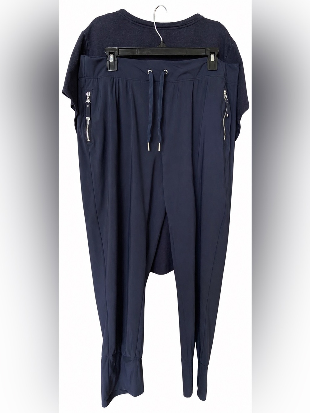 Chico's - 2 Pieces for One Price! Dark Navy Lightweight Pants & Top 14 - Picture 2 of 14